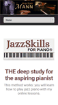 Mobile Screenshot of jazzskillsforpiano.com