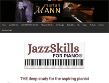 Tablet Screenshot of jazzskillsforpiano.com